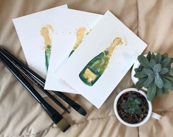 Champagne Problems - Print - 5x7 in.