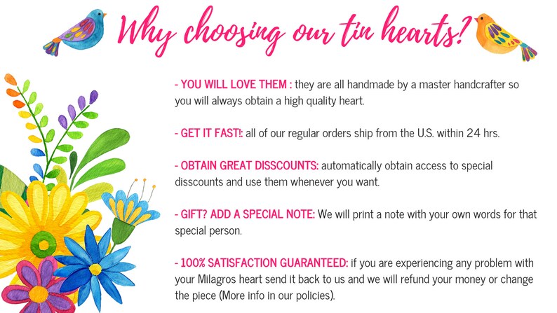 Metal wall art Mexican heart El milagro heart Tin heart Mexican decoration Mexican folk art Tin mirror gift for girlfriend