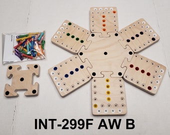 6 Player Modular Fast Track  board game