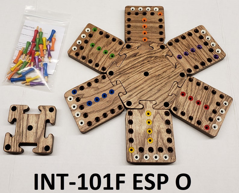 6 Player Modular Fast Track Board Game Etsy