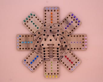 Deluxe Fast Track / Aggravation  6, 8, 10 OR 12 PLAYER w/ Xtra hubs