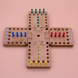 Deluxe Fast Track / Aggravation 6, 8, 10 OR 12 PLAYER w/ Xtra hubs image 6