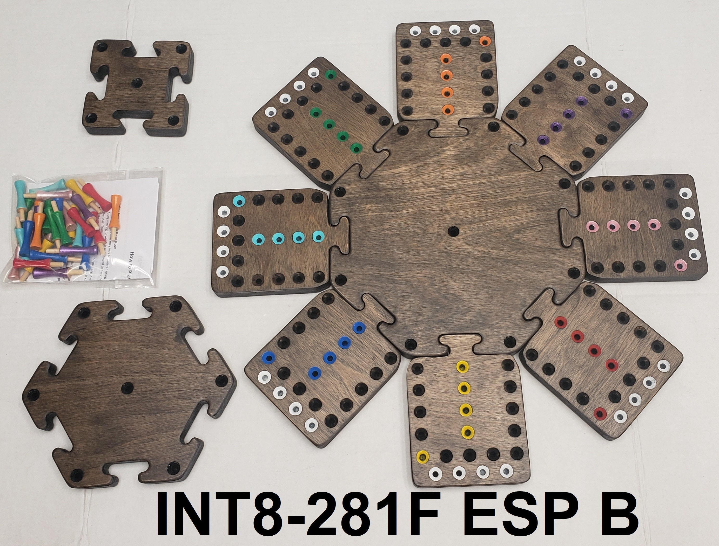 8 Player Modular Fast Track Board Game - Etsy Norway