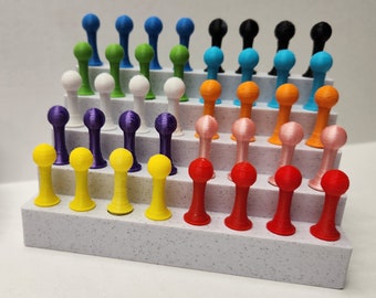Game Peg Stadium - Display - Holder for Fast Track / Aggravation / Wahoo game pegs