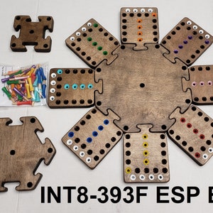 8 Player Modular Fast Track Board Game - Etsy
