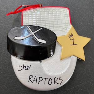 Hockey Ornament to Personalize