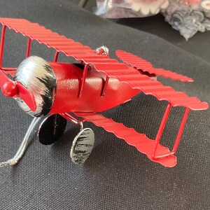 Biplane Personalized Ornament