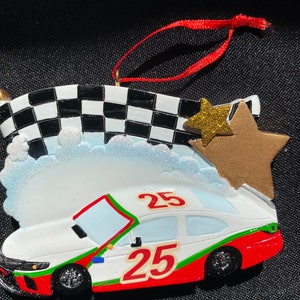 Race Car Personalized Ornament