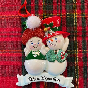 We’re Expecting Personalized Ornament