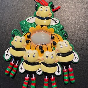 Family of Five Bees
