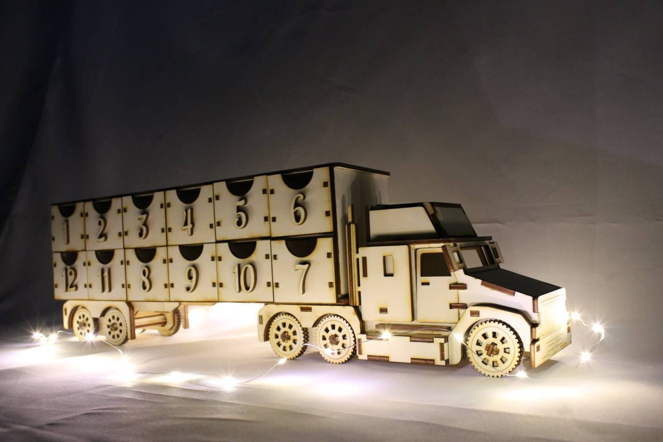Advent Calendar Truck Truck Christmas Coca Cola Truck Etsy