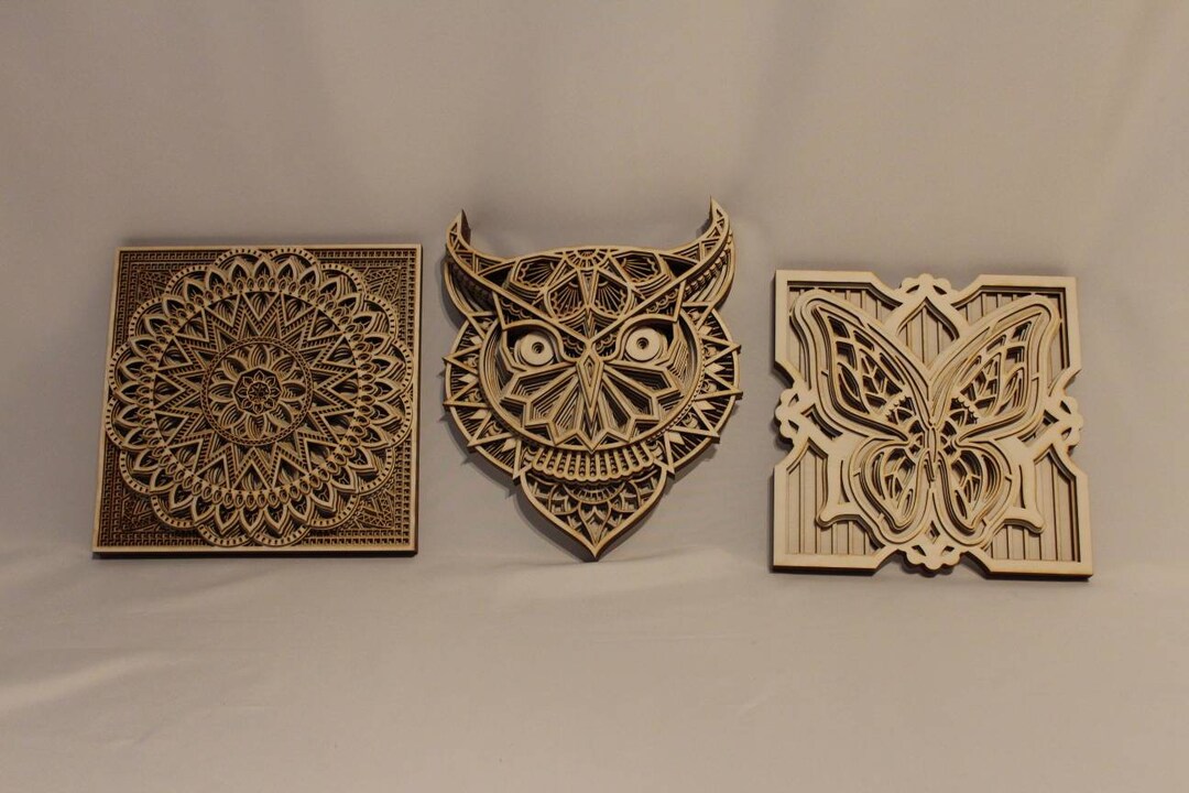 Multilayer Image Multilayer Image 3D Image Made of Wood - Etsy