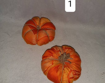 Pumpkin decoration, Stuffed pumpkin, Halloween, Autumn, Pumpkin made of fabric, Pumpkin