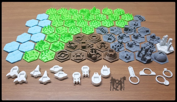 Terraforming Mars Upgrade Kit Tiles 100% UNIQUE Board Game 