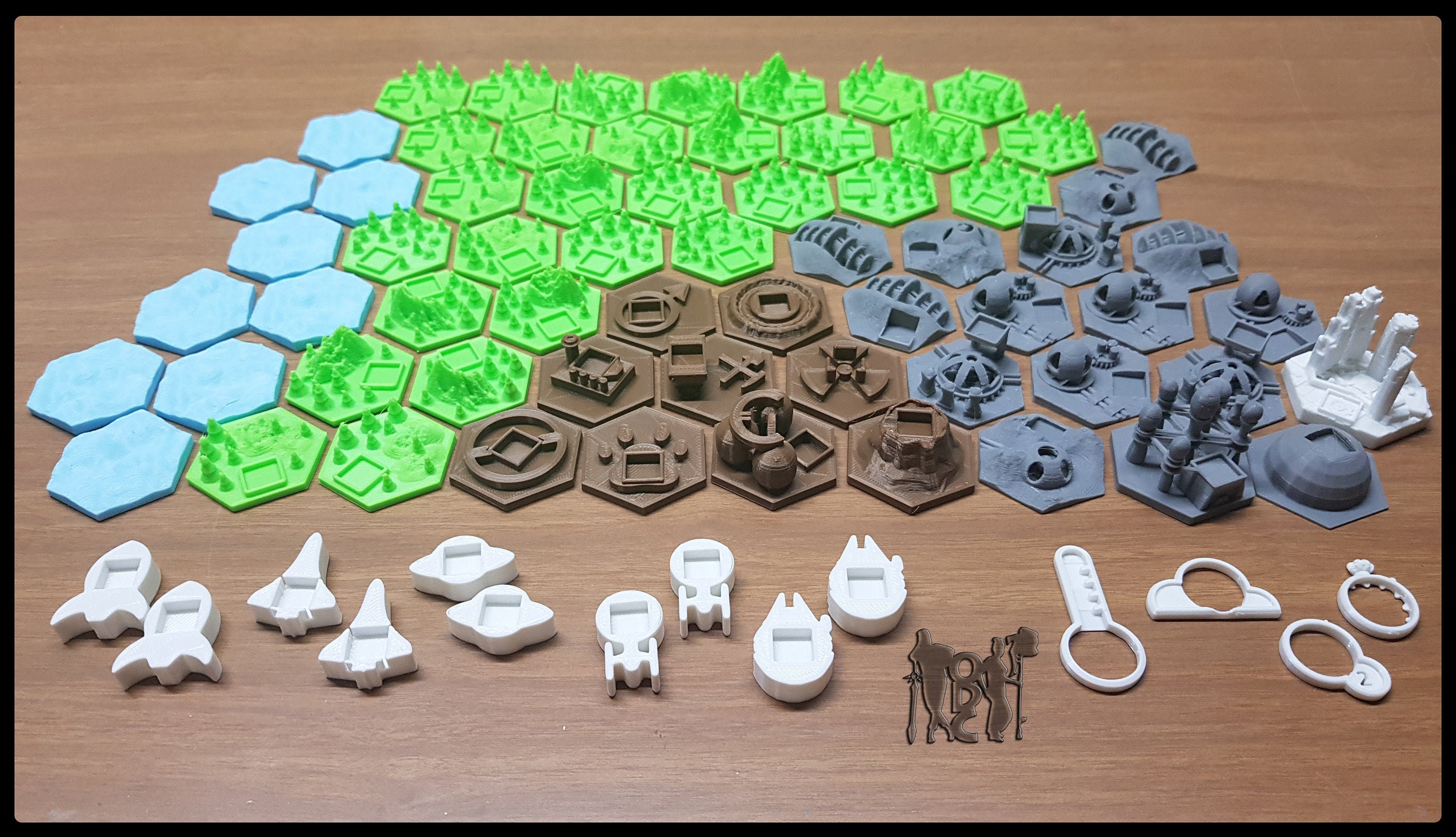 Terraforming 3D 80 Custom Board Game 80 Tiles - Etsy