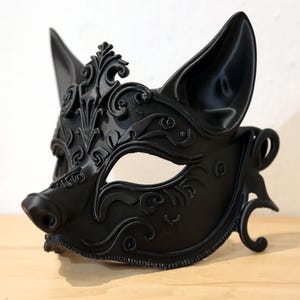 Rävmask i Bio-PLA – 3D-utskrift med dekorationer | Lätt och miljövänlig