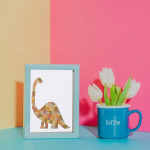 Geometric Dolphin cross stitch pattern instant download easy diy gift hoop art decor cute modern baby nursery fish counted cross stitch