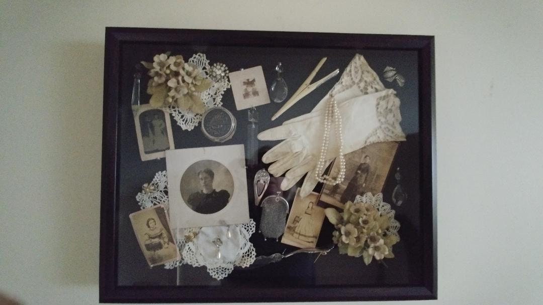 Vintage Victorian Shadow Box Art Etsy