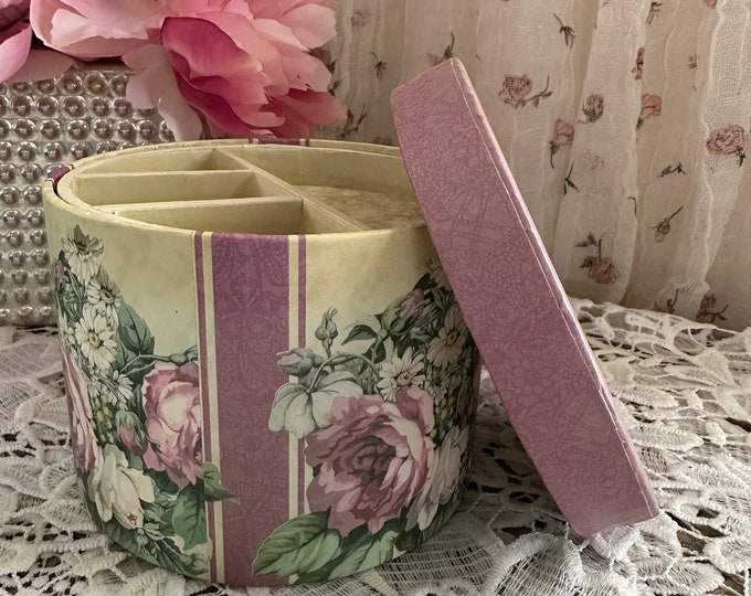 Vintage Nesting Hat Boxes With Jewelry Storage Trays Etsy