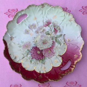 Antique Hand Painted German Plate