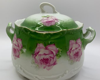 Blenheim Germany  China Biscuit/Cracker Jar