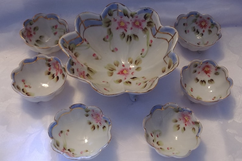 Nippon Nut/candy Bowls Server Set Etsy