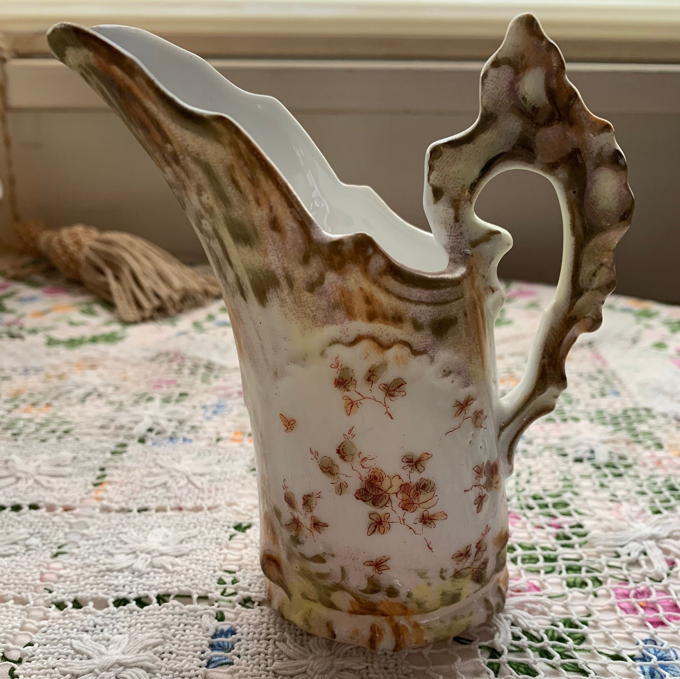 French Stoneware Big Spout Pitcher — Flotsam + Fork