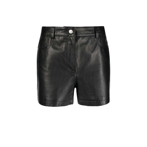 Faux Leather Shorts - Etsy