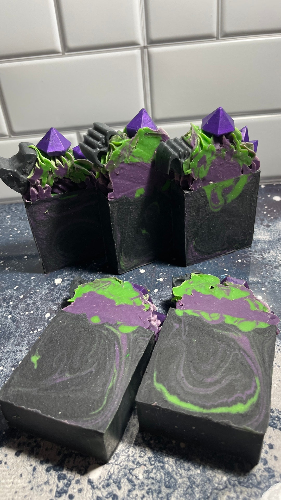 Handmade Artisan Black Magic Cold Process Soap Bar With Shea Butter ...