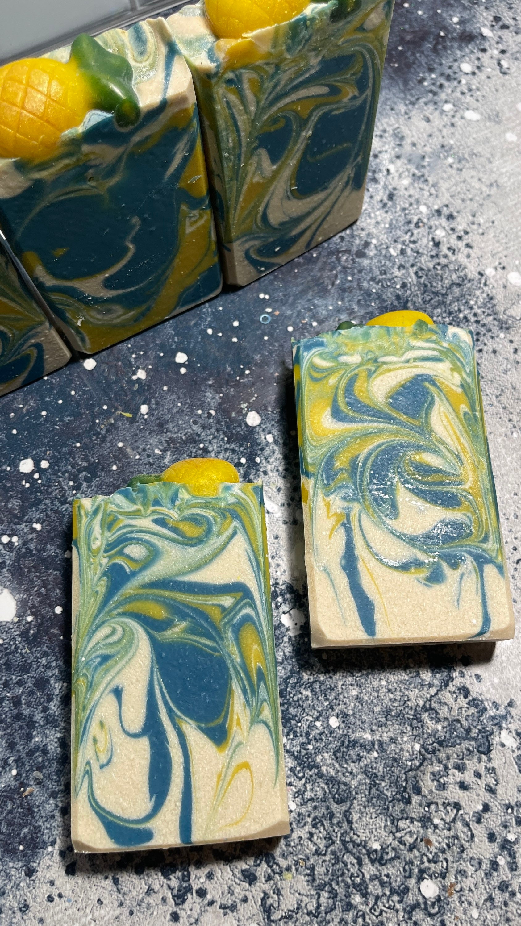Handmade Artisan Blue Hawaii Cold Process Soap Bar With Shea Butter ...