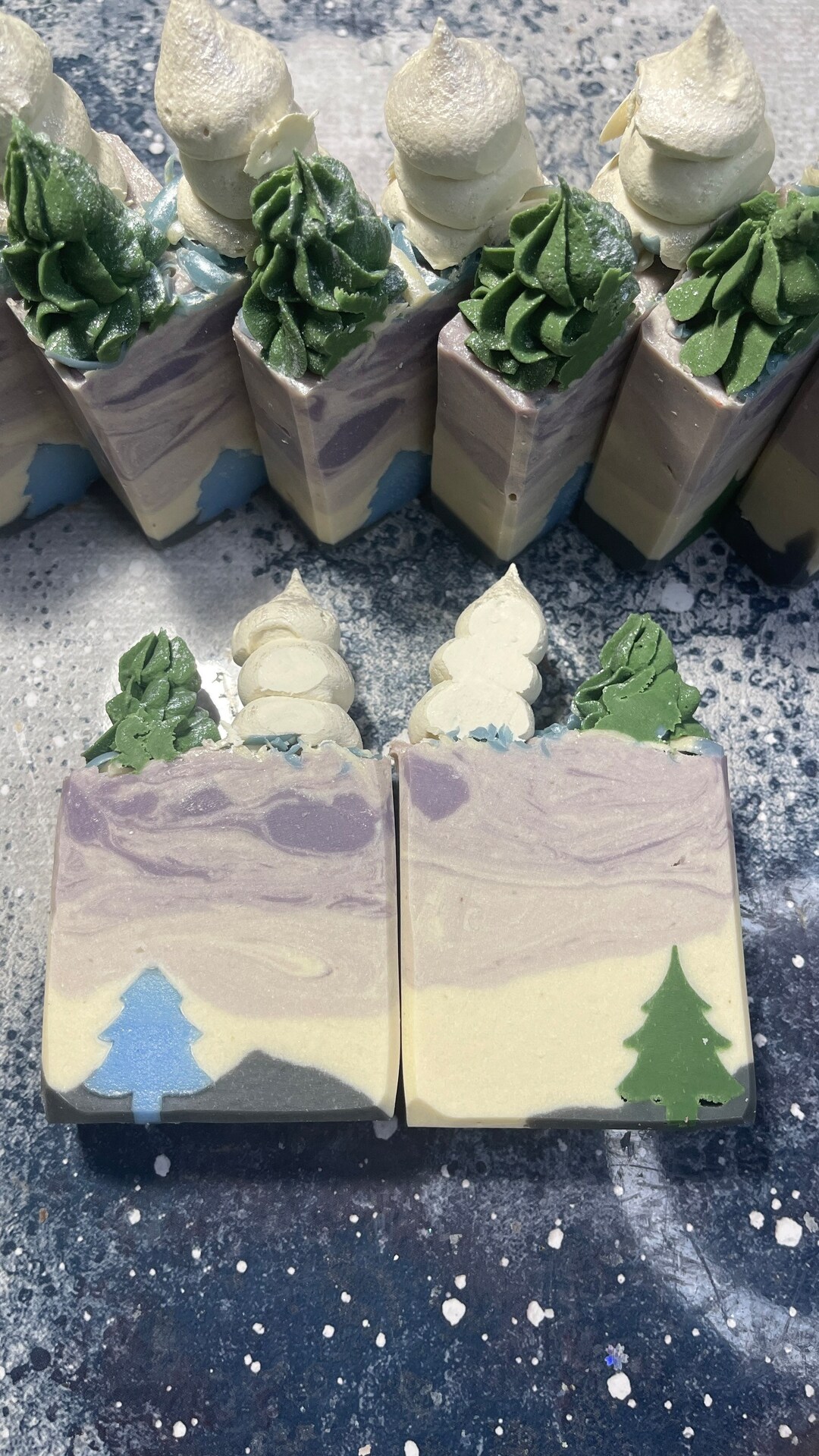 Handmade Artisan Holly Night Cold Process Soap Bar With Shea Butter ...