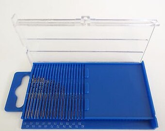HSS Micro Drill Bit Set 20pc for craft a hobby applications