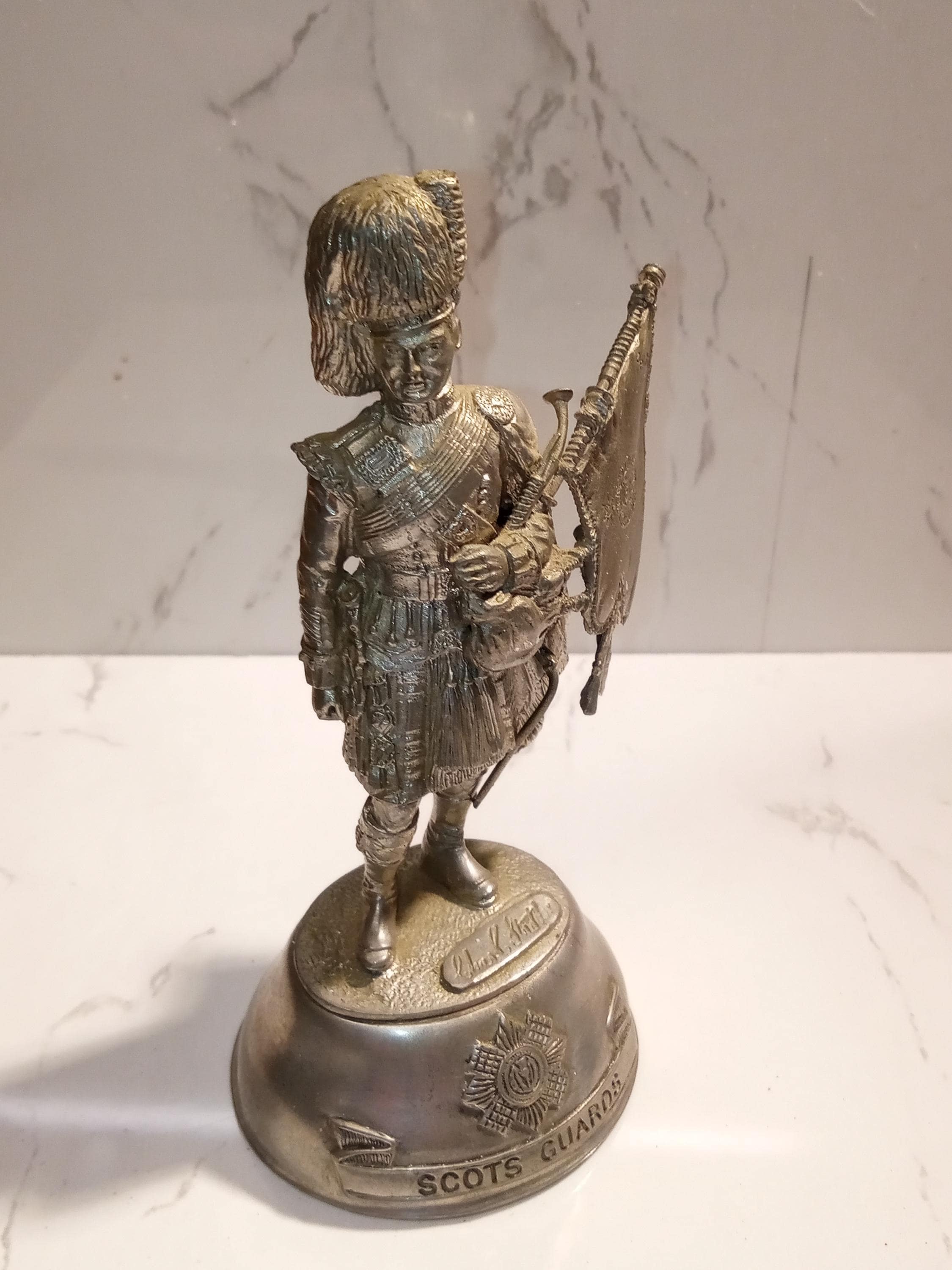 Chas Stadden Scots Guards Vintage Pewter