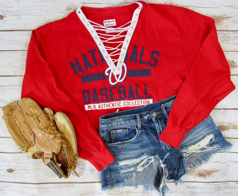 washington nationals long sleeve shirt