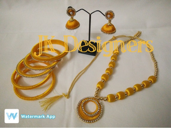 handmade thread jewellery