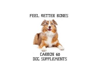 Feel Better Bones Carbon 60 Dog Supplement Treats for LARGE dogs FREE SHIPPING c60