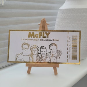 Geschenkgutschein, Geschenkkarte, Folienkarte, Geschenk, Erlebnistag, Theateraufführung, Konzertkarte, Gigkarte, Geschenk, personalisiertes Geschenk, Überraschung
