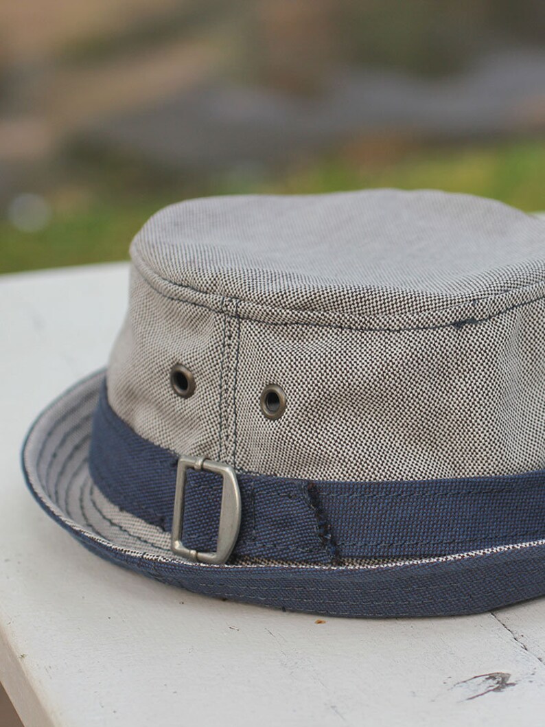 23 inches Summer cotton pork pie bucket hat PPH07 Etsy