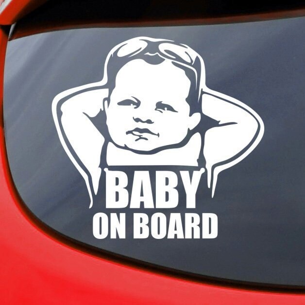 Baby on Board Vinyl Car Sticker with sunglasses Decal Sign Window Safety Bumper Baby on Board Vinyl Car Sticker with sunglasses Decal Sign Window Safety Bumper