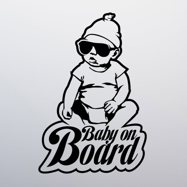 Baby on Board Car Decal Vinyl Sticker Window Bumper Etsy
