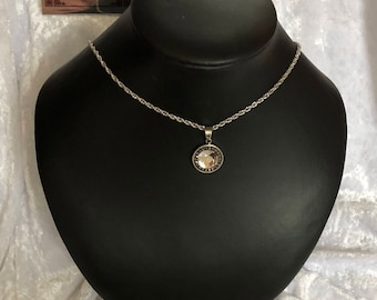 Magic mirror jewelry silver mirror pendant to protect against negative energies, evil eye, envy (price per piece, without chain)