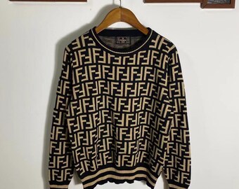 fendi striped sweater