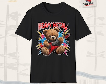 Camiseta Heavy Metal - Guitarrista Headbanger