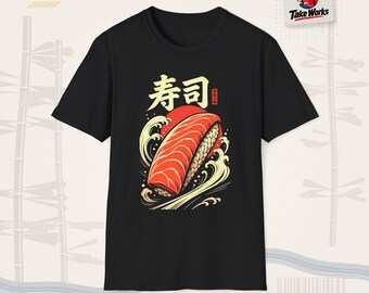Sushi Nigiri - Ondas de Salmão - Arte Culinária Japonesa | Arte em Sushi