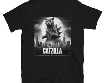Catzilla T-Shirt – Funny Godzilla Cat Graphic Tee