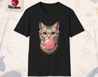Tabby Cat – Pink Spectacles Bubblegum | Pink Bubblecat