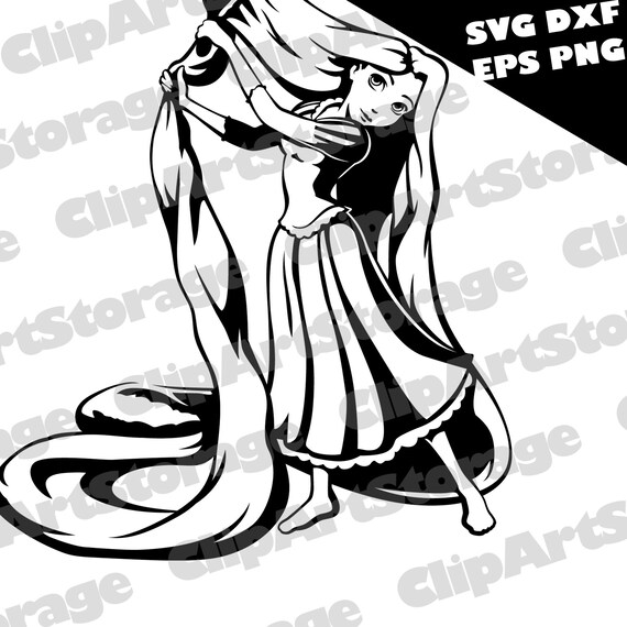 Free Free 283 Disney Princess Tangled Svg SVG PNG EPS DXF File