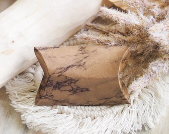 Sieraden praline geschenkverpakking sieradendoos geschenkdoos van papier, verpakkingsdoos, karton, natuurlijk, gemarmerd, geschenk