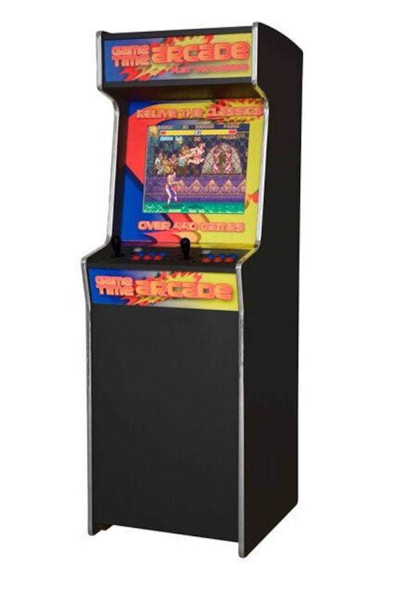 Game Time Pc Stand Up Arcade Cabinet Etsy