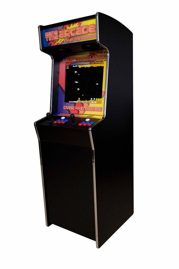 Game Time Pc Stand Up Arcade Cabinet Etsy
